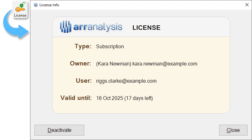 License Info